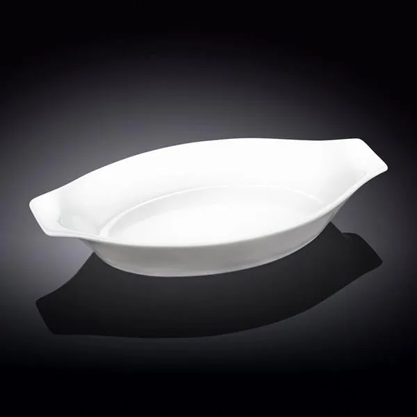 White Oval Casserole Baking Dish 8" inch | 20 Cm
