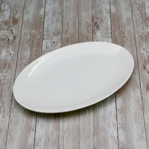 White Oval Plate / Platter 14" inch | 36 Cm