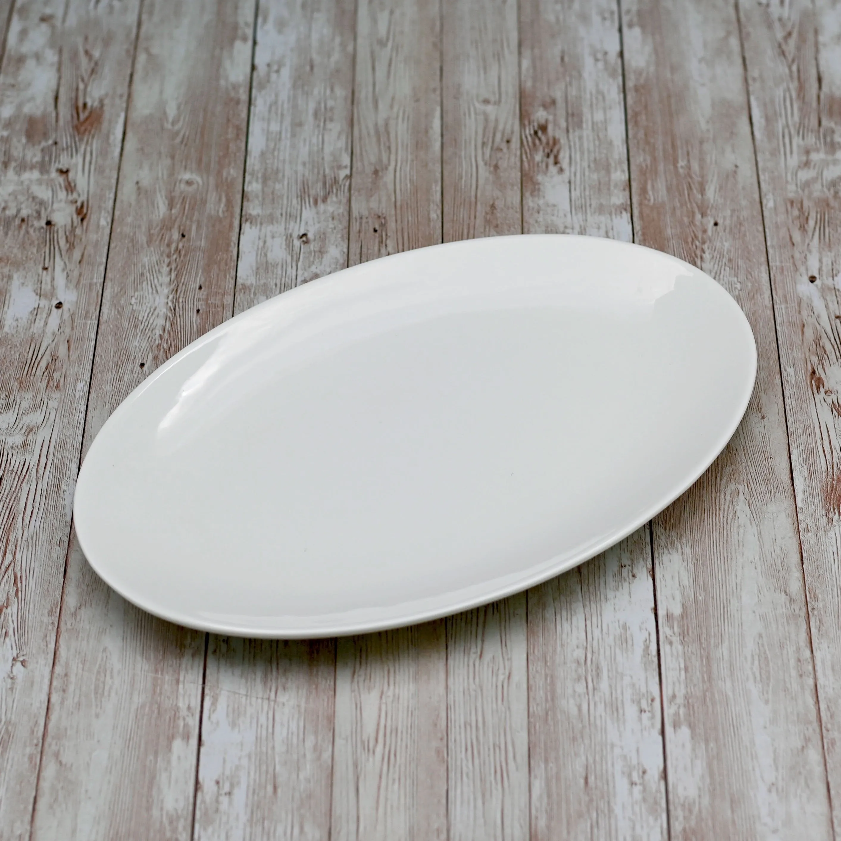 White Oval Plate / Platter 14" inch | 36 Cm