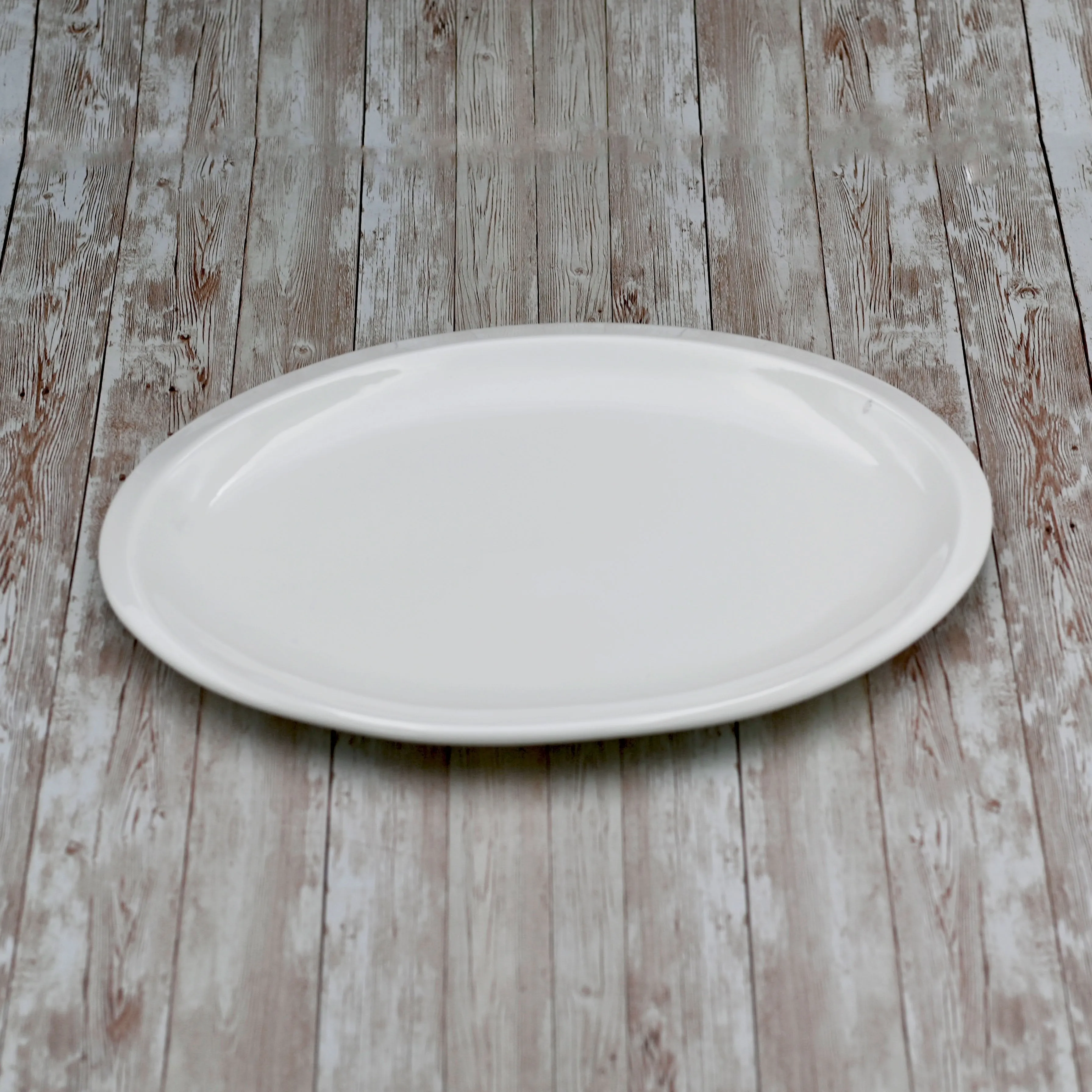 White Oval Platter 14" inch | 36 Cm