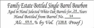 Willett Family Reserve 24 Year Bourbon