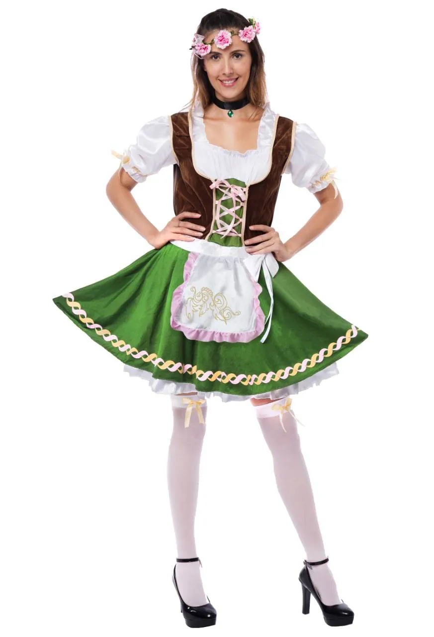 Women's German Oktoberfest Costume Set Cosplay - Adult