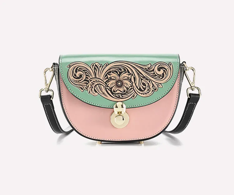Womens Small Designer Crossbody Bags Green Shoulder Bag