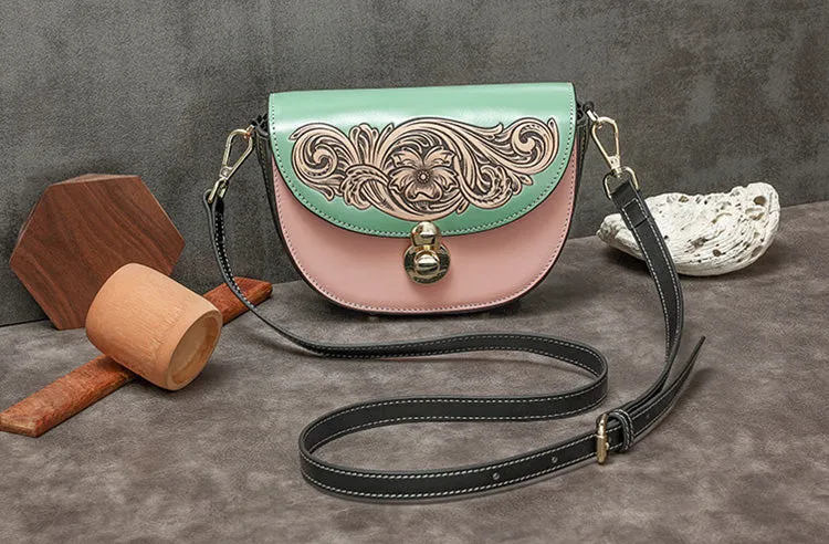 Womens Small Designer Crossbody Bags Green Shoulder Bag