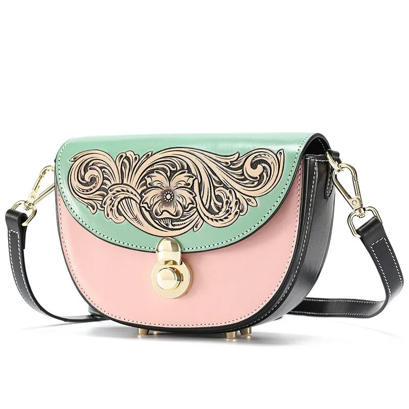 Womens Small Designer Crossbody Bags Green Shoulder Bag