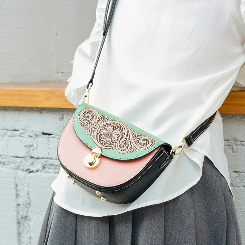 Womens Small Designer Crossbody Bags Green Shoulder Bag