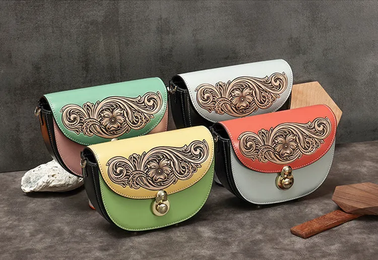Womens Small Designer Crossbody Bags Green Shoulder Bag